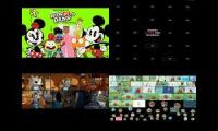 Thumbnail of 4 created aao videos played at once 174