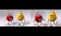Thumbnail of M&Ms show your peanut sub vs English dub 2011 Hungary commerical.