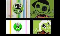 4 PBS kids dot logos