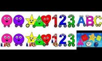 Busy Beavers Numbers and Colors and Shapes and Alphabet Chant FRENCH