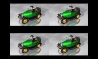 up to faster 4 to el pollito y el tractor 3d