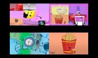 Thumbnail of BFDI Sparta Remix Quadparison