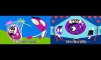 Thumbnail of PBS KIDS logo history in lost effect