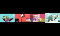 Thumbnail of Cartoons falling into holes add round 32