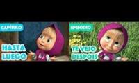 Thumbnail of Masha and The Bear - See You Later (Episode 52) - 2 Languages Spanish Vs Portuguese