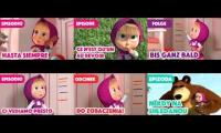 Masha and The Bear - See You Later (Episode 52) - 6 Europe Languages