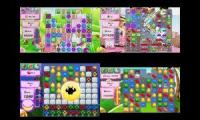 Thumbnail of Candy Crush Saga Gameplay Quadparison (Part 4)