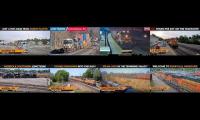 TRAINS 010 -- WATCH EIGHT TRAINS AT ONCE