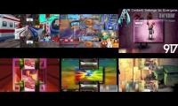 Thumbnail of all 6 subway surfers scans played at the same time