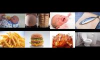 Thumbnail of HowToBasic videos played at once