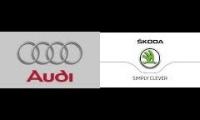 Thumbnail of Audi VS Skoda Logos.