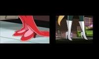 Amy Roses Sexy Shoe Stepping vs Kitty Katswells Boots Shaking