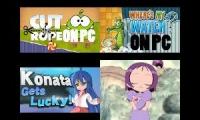 Thumbnail of Cut the Rope and Wheres My Water VS Konata Izumi and Onpu Segawa