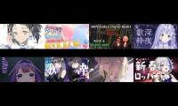 Thumbnail of Karu x Fuwamoco x Otohane Lara x Bijou x Violet Haze x Kii Tooru x Kazune Moni - APT. Black Midi Mix