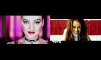 Thumbnail of 2 songs playing all at once (Party In The U.S.A and Better Off Alone)