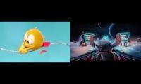 Thumbnail of Chicky and stitch on a regal roller coaster