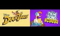 Launchpad Theme Song Takeover Side by Side | DuckTales | Disney Channel