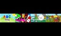 KidsTV123 ABC Song and BFDI 2 and II S2E5 and Shawn the Train