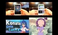 Cut the Rope and Talking Tom and Ben News VS Konata Izumi and Onpu Segawa