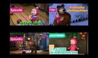 Masha and The Bear - One Two Three Light The Christmas Tree (Episode 3) - French/German/Italian/Dutc