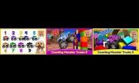 Thumbnail of Brain Candy TV Counting Monster Trucks Compilation