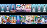 My talking angela vs My Talking Tom 2