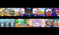 Thumbnail of Talking Tom Gold Run vs My Talking Hank islands vs My Talking Angela 2 vs My Talking Tom 2