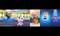Thumbnail of My Talking Angela Vs My Talking Tom 2 Vs Talking Tom Gold Run