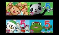 abc kid tv five little animals