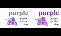 Thumbnail of Color P-U-R-P-L-E purple song Kindergarten Comparison