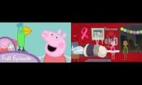 Thumbnail of Peppa Pig Polly Parrot But The Scene Starts When Peppa And George Are Eating Chocolate Cake