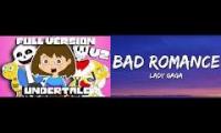 Thumbnail of Story of undertale vs bad romance