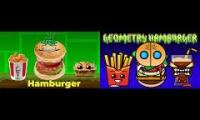 geometry hamburger 2 parison of food lore