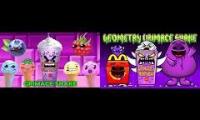 Thumbnail of geometry grimace shake 2 parison of food lore