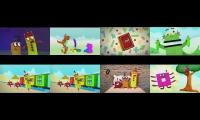 Numberblocks episodes at once in greek