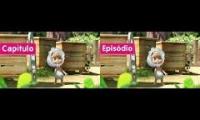 Thumbnail of Masha and The Bear - Laundry Day (Episode 18) - Spanish LA/Portuguese BR Dub Mashup