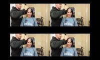 Thumbnail of Italian girl long hair to clean headshave  for hairfall