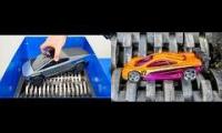 Shredding toy cars and Hot Wheels cars -Shredding Stuff