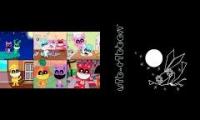 SHASKI-P1s All Smiling Critters Cardboard Voicelines X Vib-Ribbons Soundtrack Lyrics (MASHUP!)