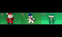 Greenbrier singing christmas plushies