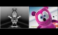 the gummy bear song in lost effect in luig group squared