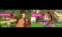 Masha and The Bear - How They Met (Episode 1) - Dutch/Italian