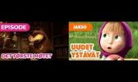 Masha and The Bear - How They Met (Episode 1) - Norwegian/Finnish