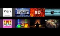 good mixture of meditation sounds.