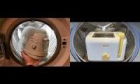 Experiment Toaster In a Washing Machine