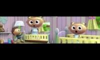 super why joy crying original vs reversed
