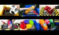 Shredding world cup trophy soccer balls and more-Shredding Stuff