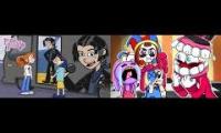 pixel pinkie coolest luke vs sm toons the amazing digital circus but they babies