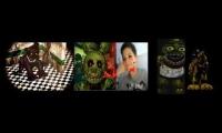 Purple Freddy, kwalker123456789 and 05beatgamer05, 70s Withered Chica & D. G. Freddy Sings FNAF