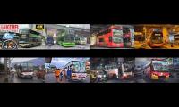 KMB, Magicline Express, Santrans and Hilltop Tours